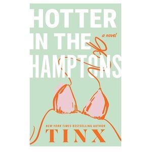Hotter in the Hamptons Novel by - Mint Green and Pink Cover
